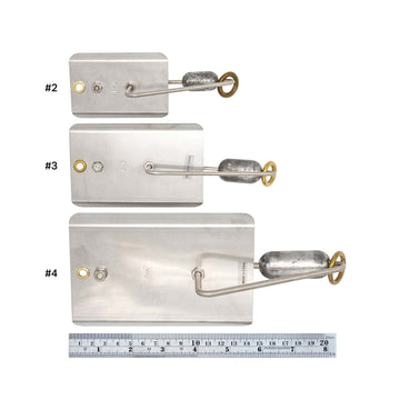Rite Angler fishing Planer Sizes